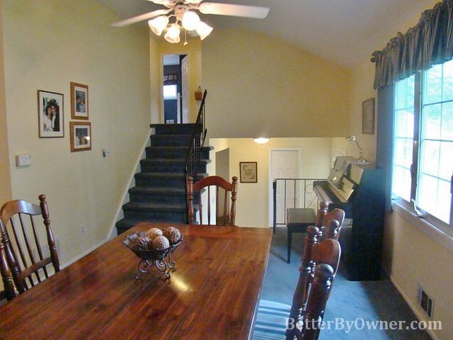 Living Room being used as Dining Rm